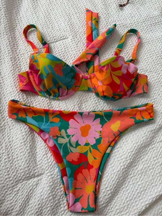 Skatie Other - Skatie Flamingo Bikini set Dylan Bottoms Large and Lola Top Small